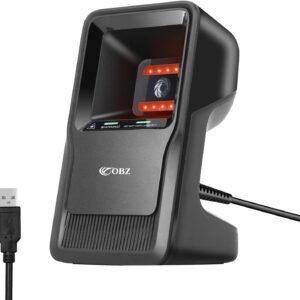 OBZ Scanner Code Barre Omnidirectionnel USB Filaire