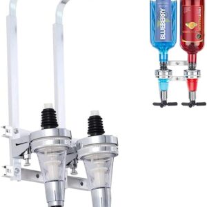Distributeur double bouteille mural aluminium - Bhina