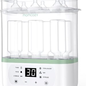 Momcozy Stérilisateur 2-en-1 : Stérilisation & Séchage Rapide