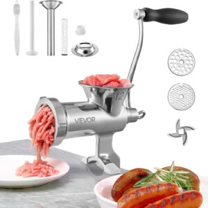 Hachoir à viande manuel VEVOR inox – 5/8 mm – fixation serrée