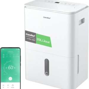 COMFEE' Easy Dry 20L - Déshumidificateur connecté 40m²