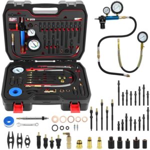 Kit testeur compression/étanchéité 46 pièces QWORK