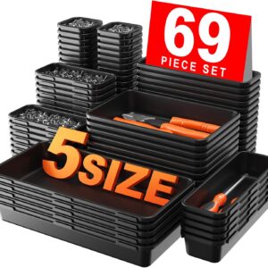 A-LuGei 69 Pièces Organisateur Tiroirs 5 Tailles