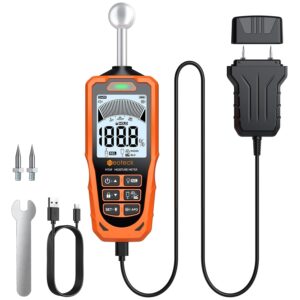 Neoteck Humidimètre 2 sondes ±2.5% Bois/Béton