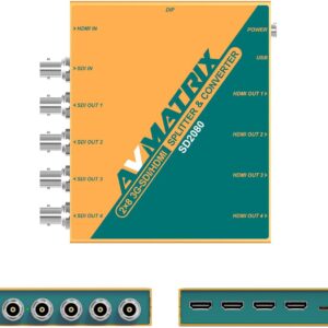 AVMATRIX SD2080: Convertisseur & Répartiteur SDI/HDMI 2x8