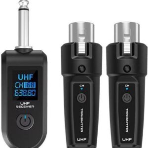 VBESTLIFE Micro sans fil UHF 30m, 24bits, rechargeable