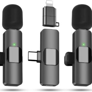 KUKIHO 2 Micros Cravate Sans Fil - Audio Pro pour Réseaux Sociaux