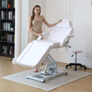 Table massage électrique pro 3 sections + tabouret