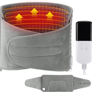 Ceinture chauffante lombaire 122x30cm 10 niveaux