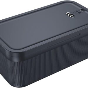 Boîte verrouillable Dayear 23,5 cm - Coffre-fort médicaments & téléphone