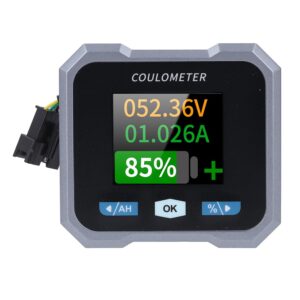 Moniteur batterie Bluetooth 10-100V Fockety avec écran LCD