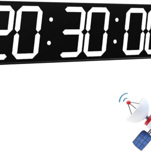 Horloge murale GPS CHKOSDA 15 cm LED avec télécommande