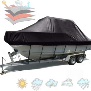 Housse Bateau 600D Imperméable Anti-UV - 25/27FT - Qiang