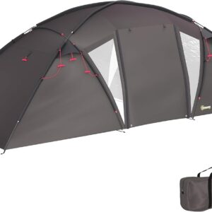 Outsunny Tente familiale 4-6 pers. imperméable