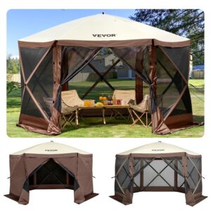 VEVOR Tente d'abri pop-up 3x3m avec moustiquaire