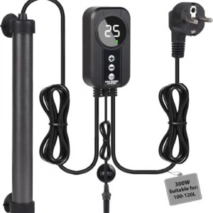 Chauffage Aquarium 300W Titane HL-999 EXLECO - 100-120L