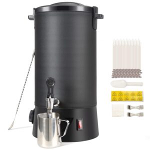 VEVOR Fondoir à cire 10 L 1100 W - Pot fusion bougie pro