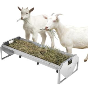 VEVOR Râtelier à foin 100 L pour 10 chèvres - Acier galvanisé