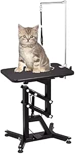 Table toilettage électrique pour petits chiens - Réglable et sécurisée