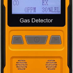 Détecteur gaz 4 en 1 Scondaor H2S CO O2 LEL orange