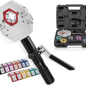Pince à sertir pour climatisation auto - Kit complet 7 matrices