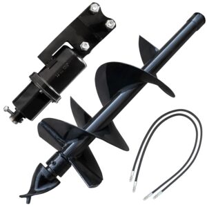 Tarière hydraulique 30 cm pour mini pelleteuse 800-2000 kg