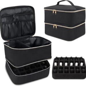 Organisateur vernis ongles 30 flacons - Sac 2 couches Focenat