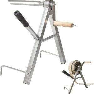 Enrouleur de tuyau inox pliable - Robuste et polyvalent