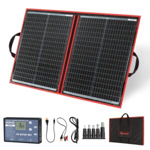Panneau solaire portable DOKIO 100W pliable avec USB