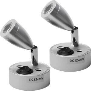 Lot 2 lampes LED 12V pour camping-car - Behogan