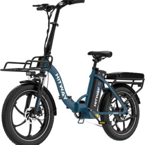 HITWAY Vélo Électrique Pliant BK6SL1 – 70 à 100 km d'autonomie