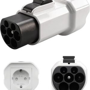 Erato Adaptateur Type 2 vers Schuko 16A 250V Blanc
