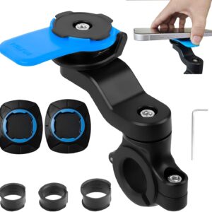Support téléphone vélo moto bleu amovible - LIFEASY