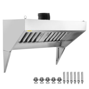 Hotte aspirante 1,2 m inox pour food truck VEVOR