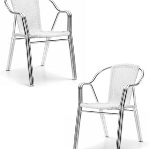 MBH Chaise Alu Verte Lot 2 - Terrasse & Bar