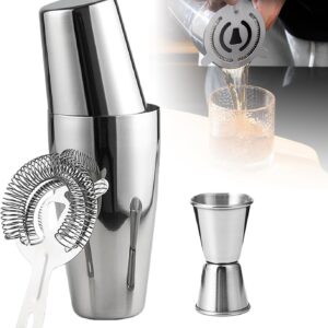 LEKEFETO Shaker cocktail Boston – Ensemble pro 600 ml & 450 ml