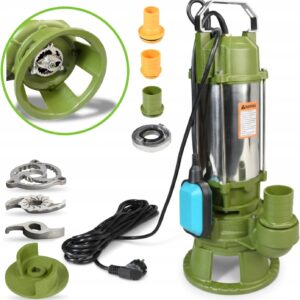 Pompe MORO 1100R Broyeuse 1100W - 20 400 l/h - ALUVRA