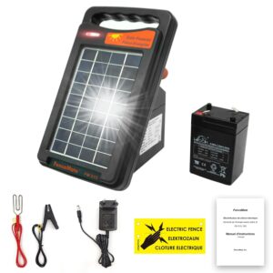 FenceMate Électrificateur Solaire 0.15J - Jusqu'à 2 km