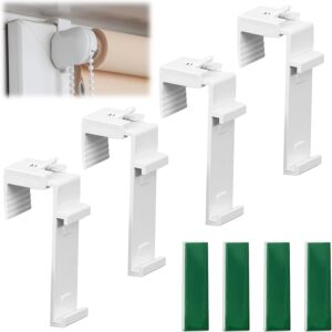 Kit 4 supports à pince pour stores enrouleurs doubles Rumgug
