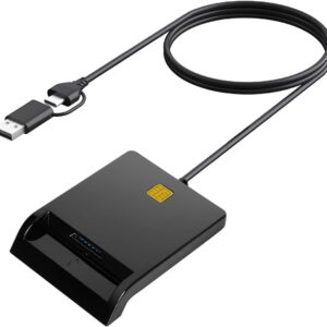 Lecteur cartes puce USB A/USB-C compatible ISO7816