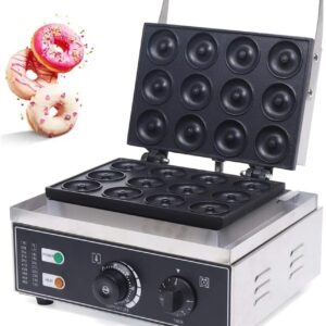 Machine à Donuts Pro 12 Pièces, 1550W - Donuts Parfaits