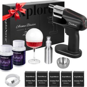 Kit Fumoir Whisky Bulles ExploNova – 5 Arômes + Bulles