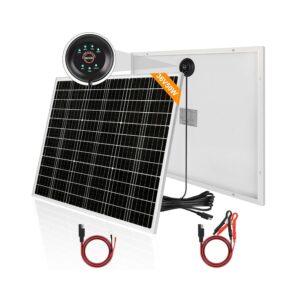 Kit Panneau Solaire 50W 24V DERUXI avec Régulateur PWM