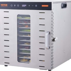 Déshydrateur Électrique VEVOR 10 Plateaux Inox 1 kW