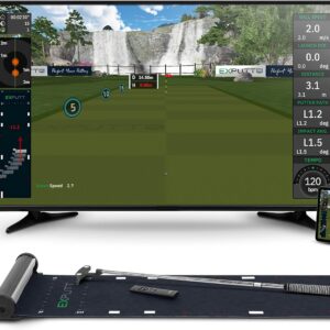 ExPutt EX500D Simulateur Putting Golf - Noir