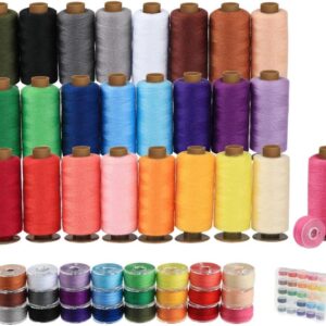Kit fil couture 25 couleurs polyester 400m - Agoer