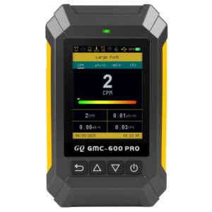 GQ GMC-600 PRO Compteur Geiger Alpha/Bêta/Gamma