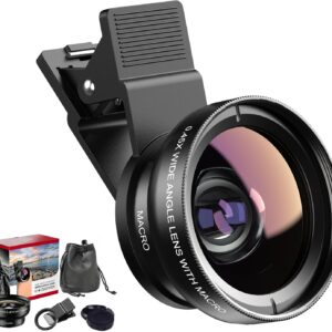 Objectif 2-en-1 smartphone Macro + Grand Angle SagTuol