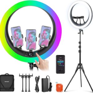 NEEWER Ring Light LED RGB 19" RP19C - Éclairage Pro Streaming