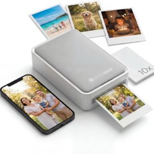 Silvergear Mini Imprimante Photo Bluetooth 300 dpi